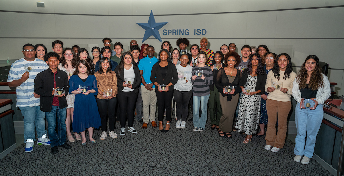 Spring ISD Board of Trustees Honors 47 College Board National Recognition Program Scholars