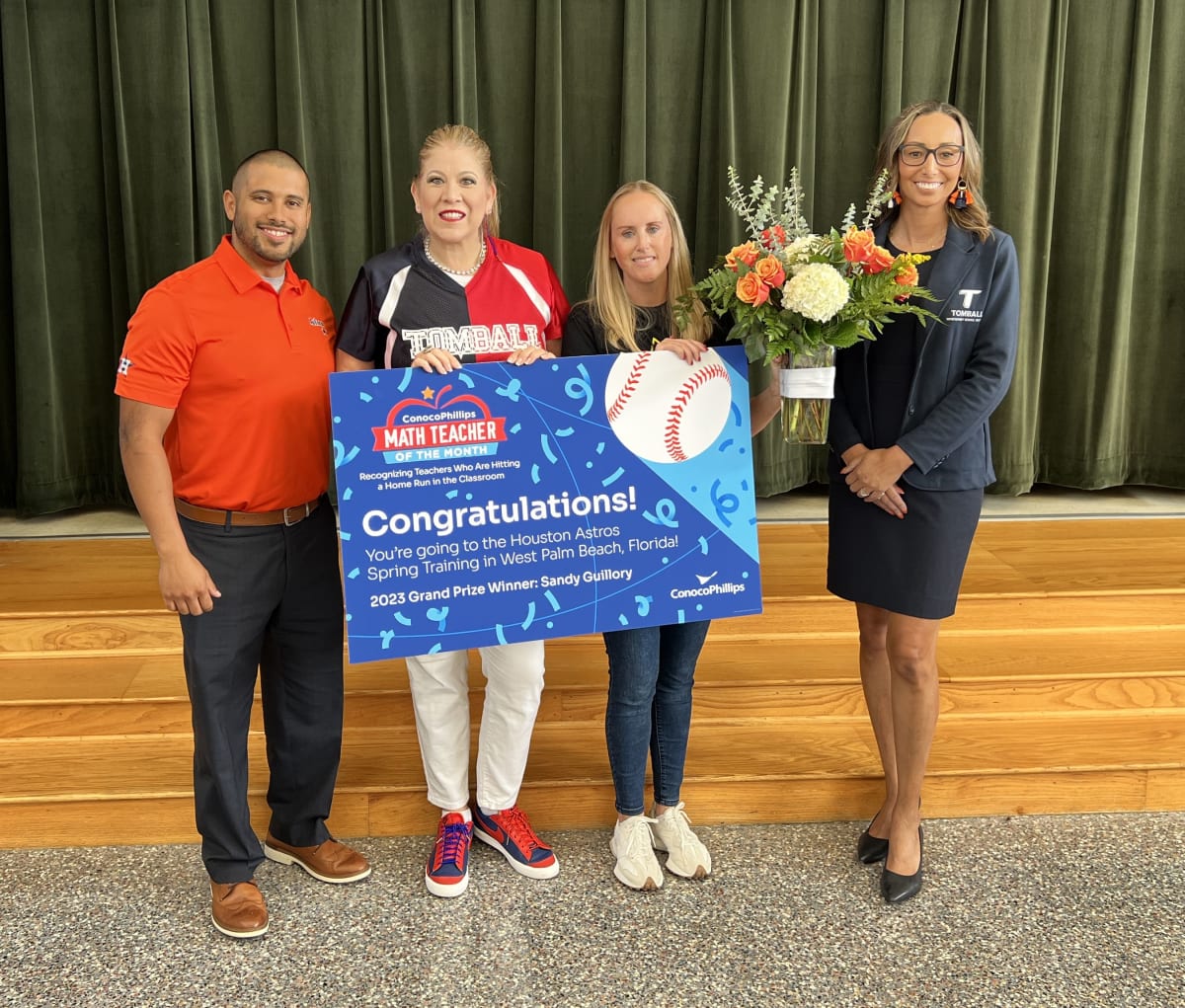 CPES Teacher Sandy Guillory Selected as ConocoPhillips Math Teacher of the Month Grand Prize Winner