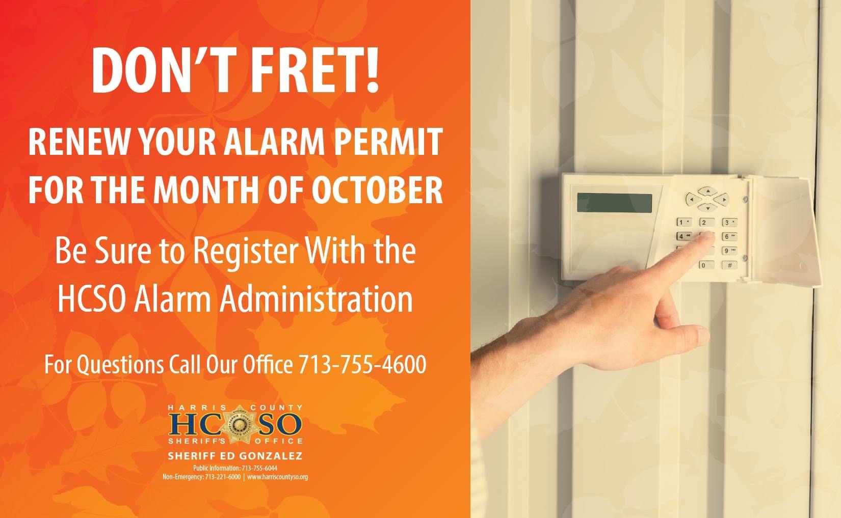 Permitting Your Alarm System in Harris County