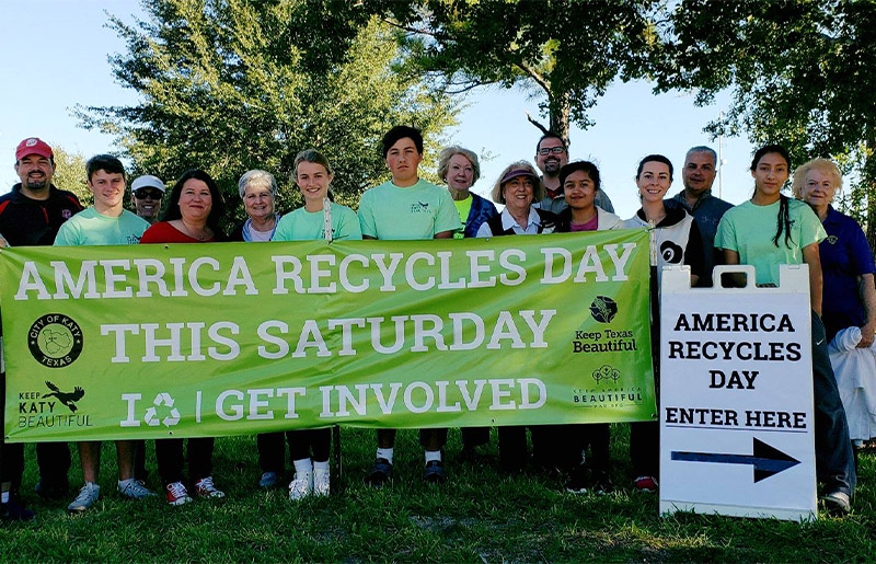 Keep Katy Beautiful to Celebrate 2023 America Recycles Day