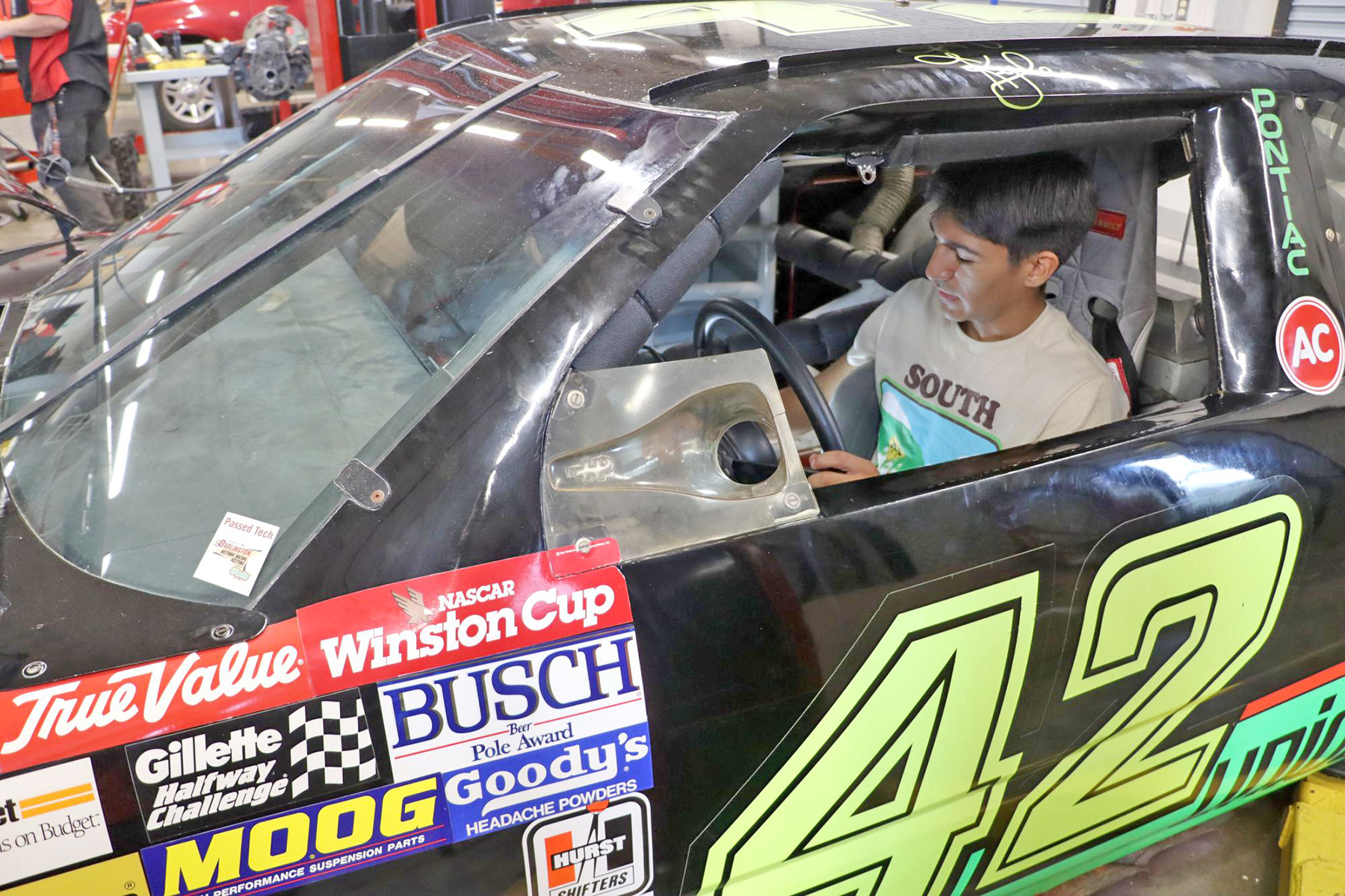 Langham Creek High School Automotive Students Restore NASCAR Vehicle