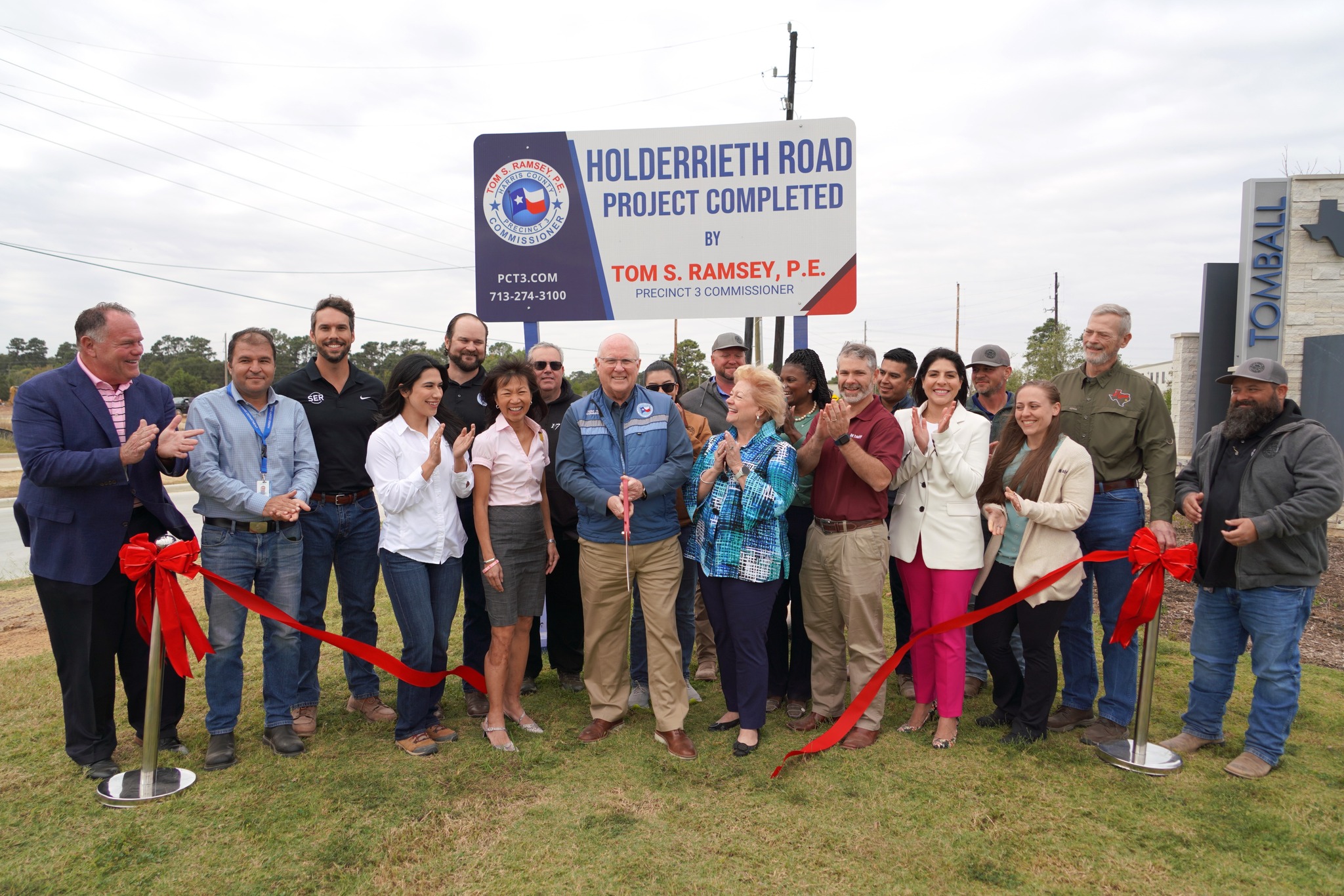 Harris County Precinct 3 Celebrates Major Milestone with Holderrieth Road Widening Project in Tomball