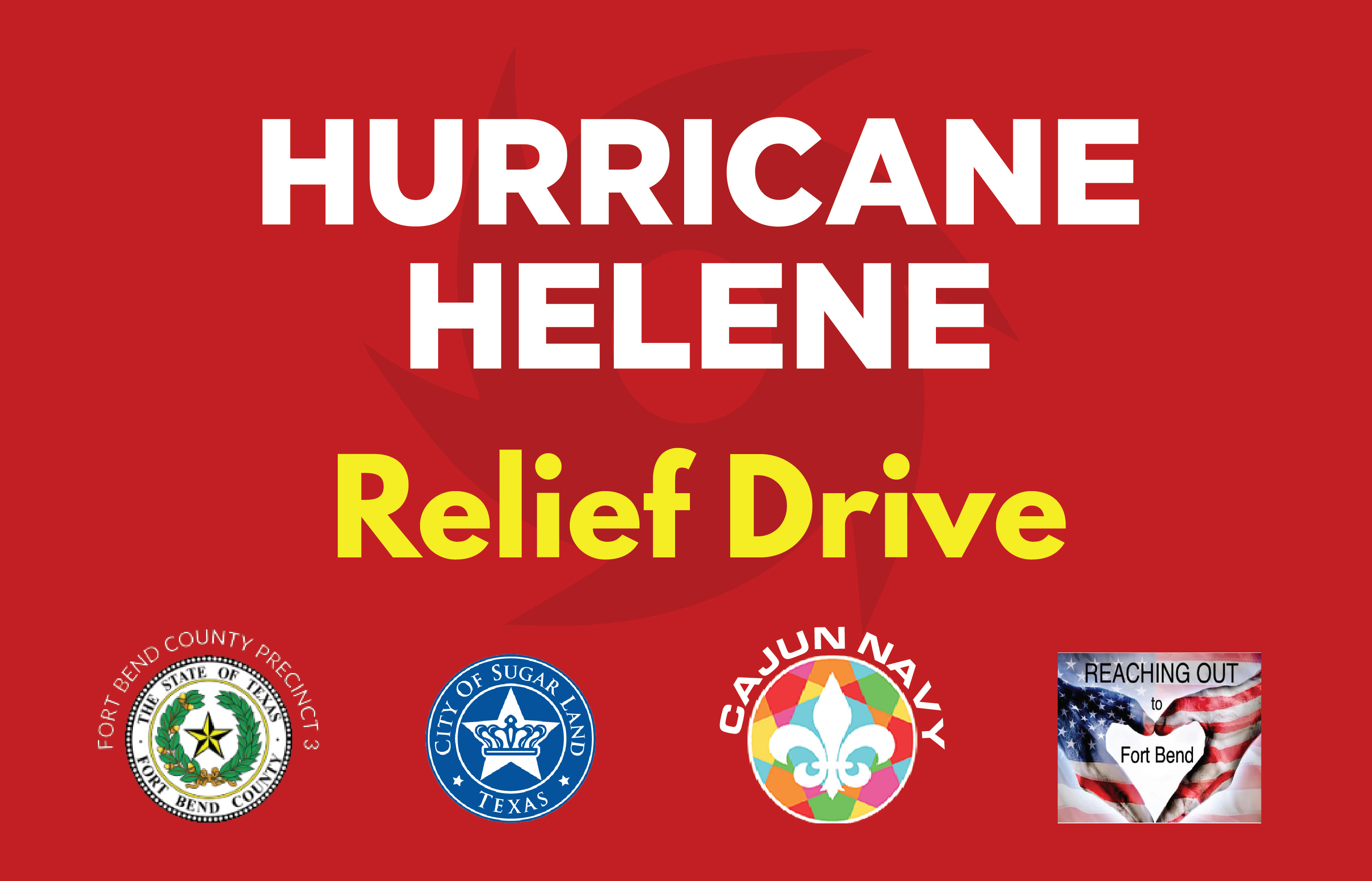 Fort Bend County Commissioner Andy Meyers Hosts Relief Drive for Hurricane Helene Victims