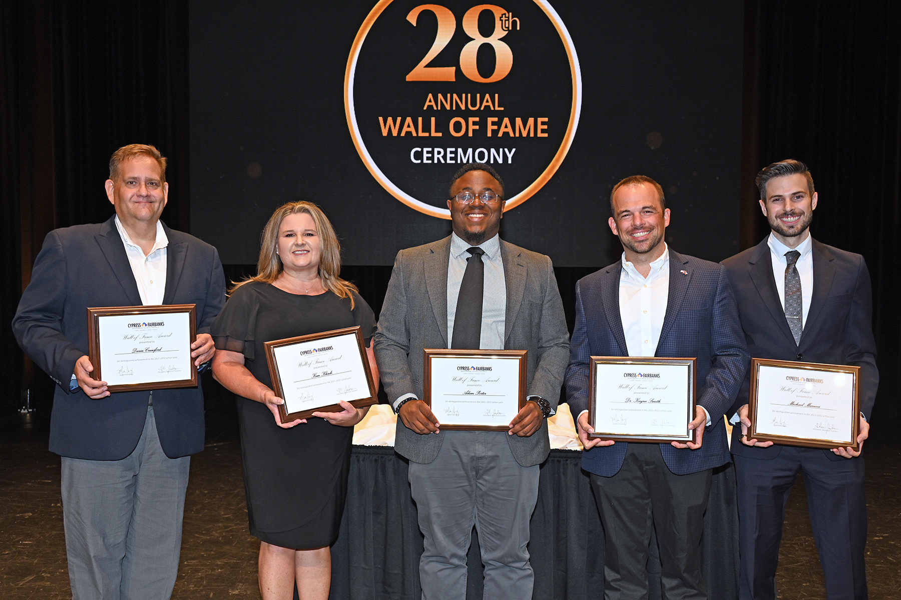 CFISD Inducts 2022 Wall of Fame Class