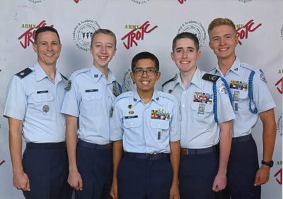 The Woodlands High School Air Force Junior ROTC's Junior Leadership and Academic Bowl Team Place 3rd in Nation
