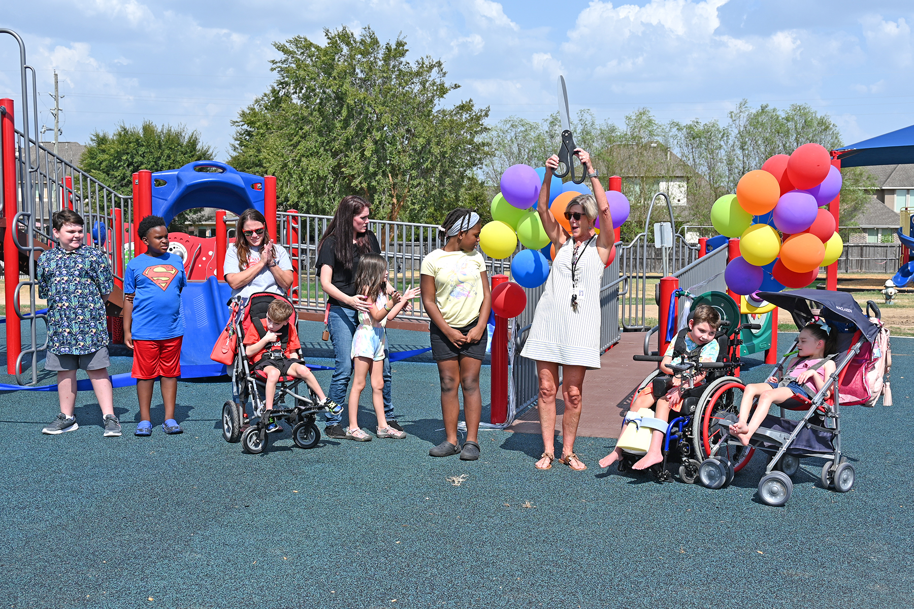 Swenke ES Installs CFISD's First All-Inclusive Playground