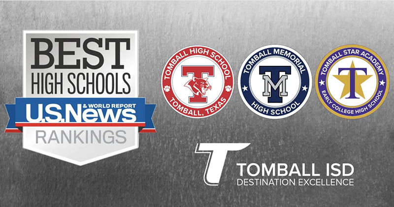 Tomball ISD High Schools Rank in the Top 11% Nationally by U.S. News Rankings