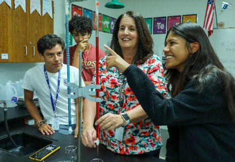 Taylor High School Science Teacher Earns Award in Teaching