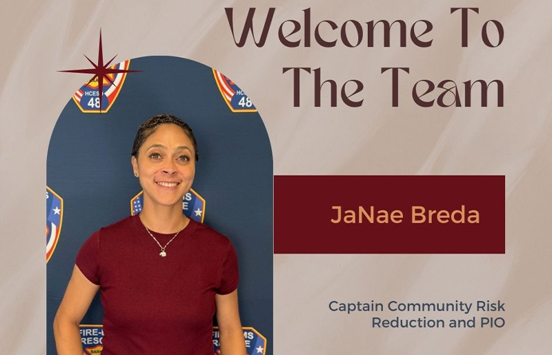 Harris County ESD 48 Welcomes New Captain of Community Risk Reduction and Public Information Officer