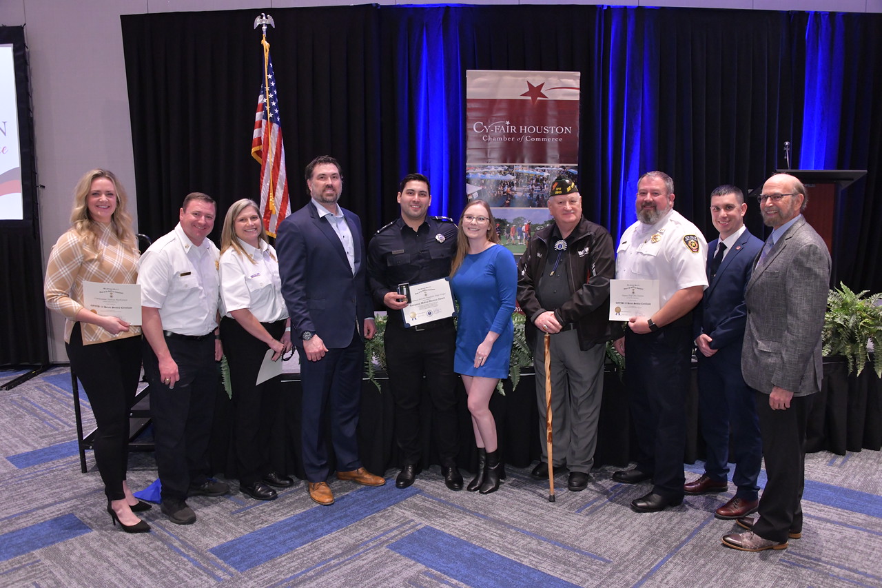 Cy-Fair Fire Department 2022 Heart Saver Award Winner Honored