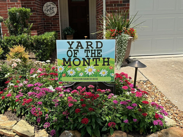 Falcon Ranch June Yard of the Month