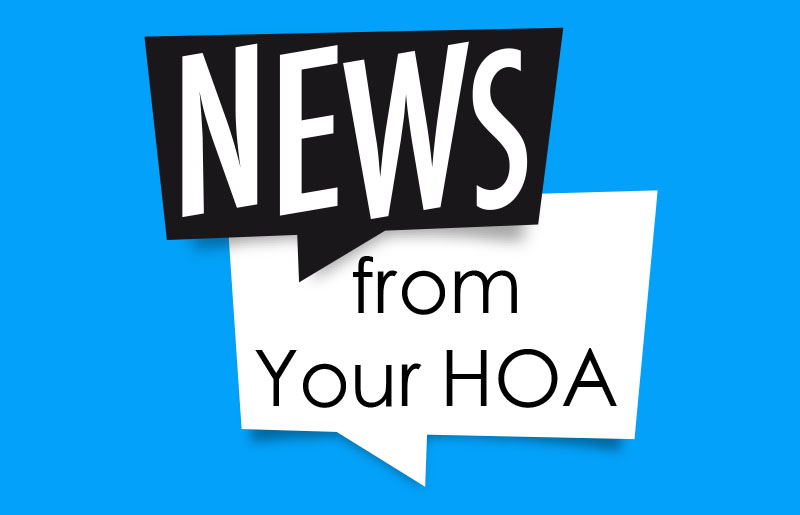 January 2022 News from Your HOA