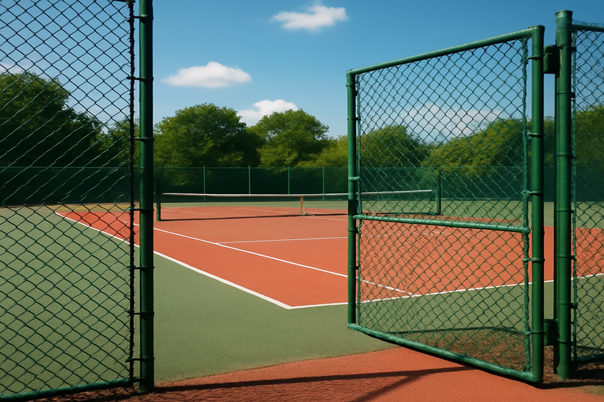 Champions Park Tennis Players: Don't Forget to Secure the Gate