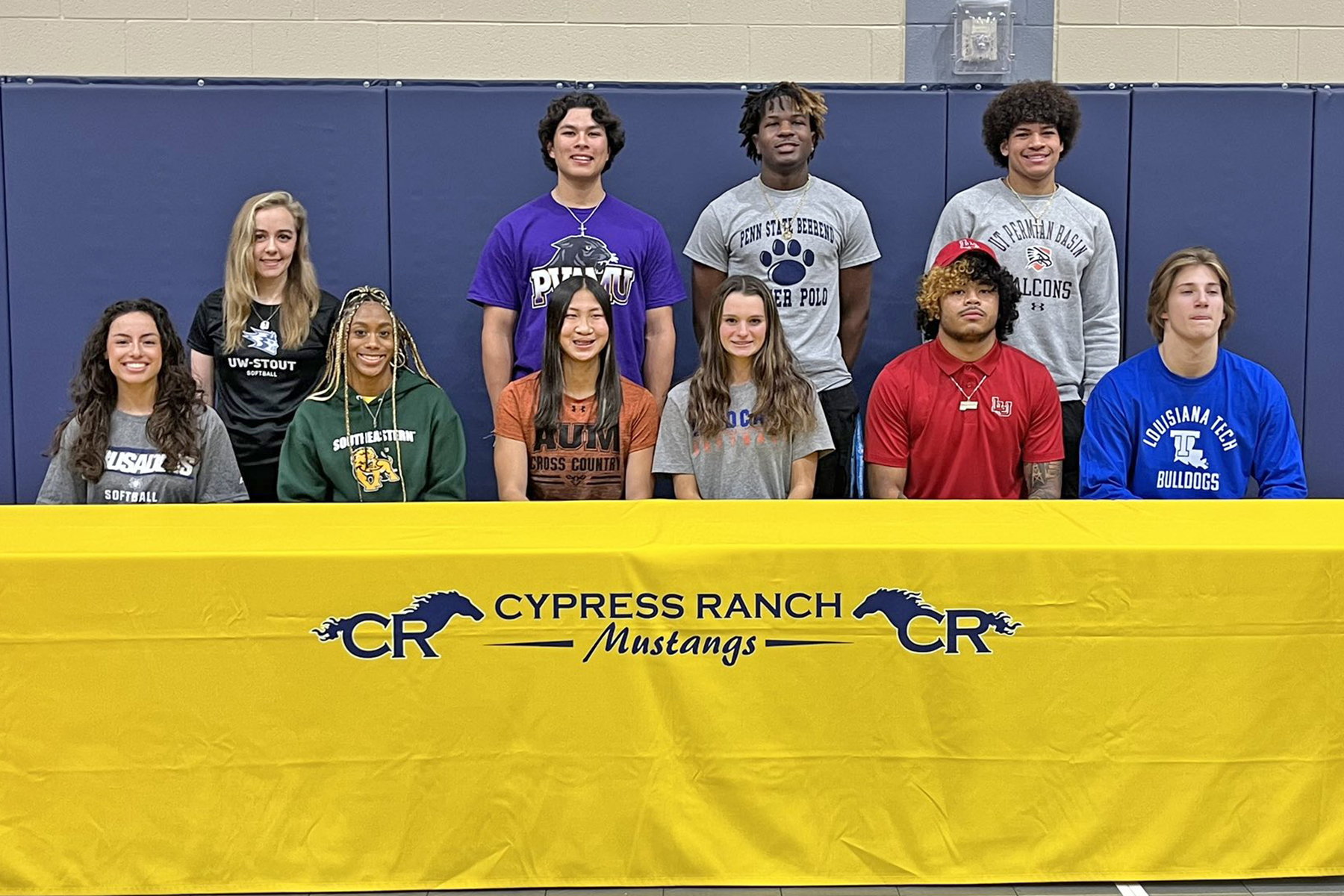 Cy-Ranch & Cy-Woods Athletes Sign Letters of Intent on National Signing Day