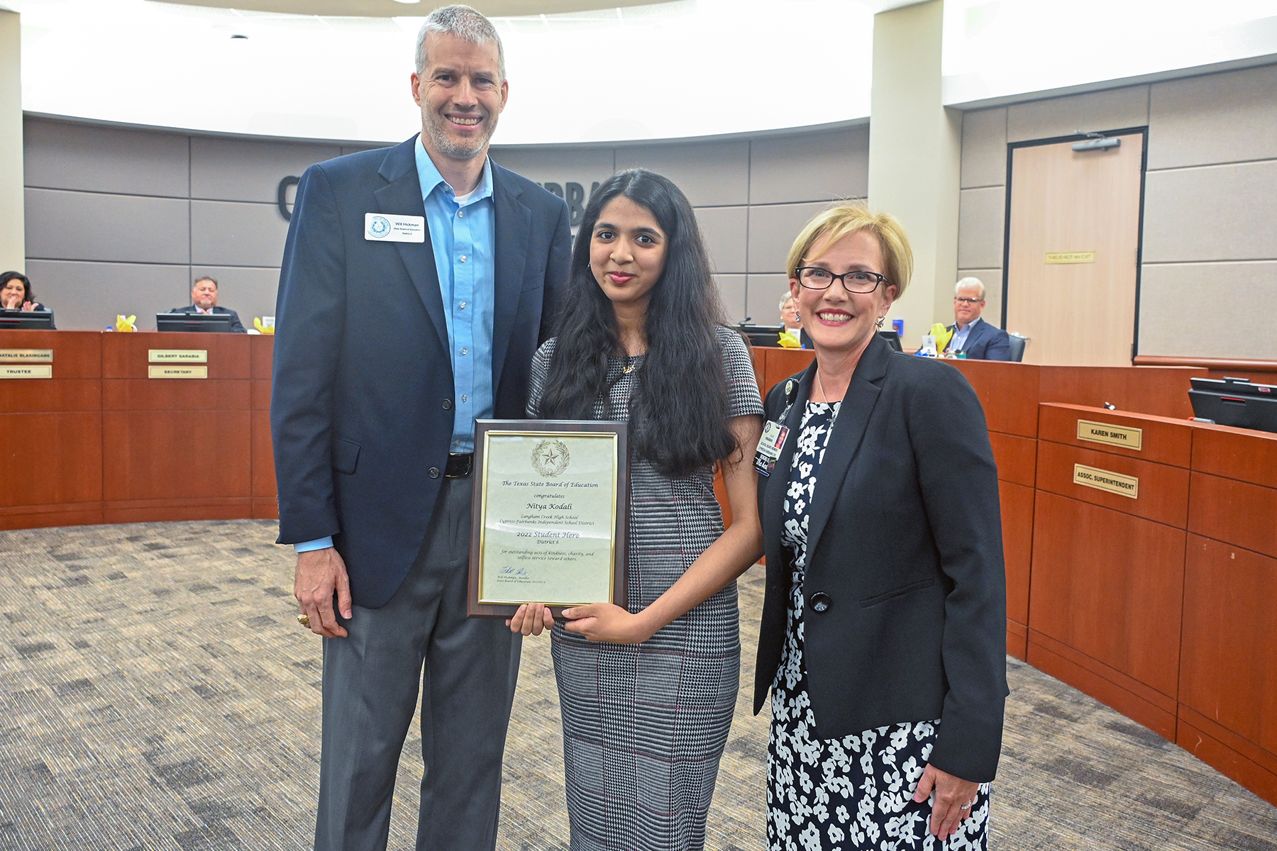 Langham Creek Senior Earns Student Heroes Award for Act of Kindness