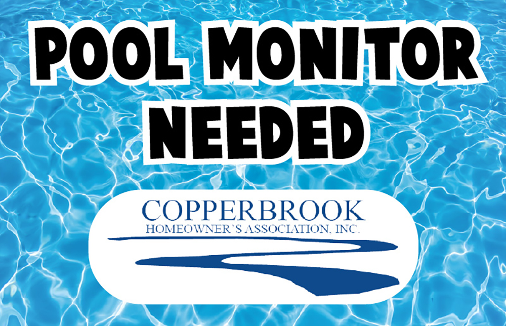 Now Hiring in Copperbrook: Part-Time Pool Monitors for 2025 Season