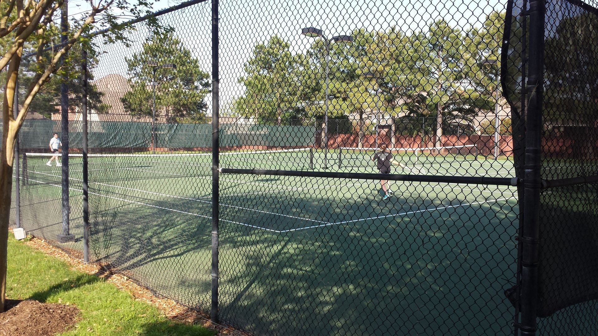 Playing Tennis in Falcon Ranch