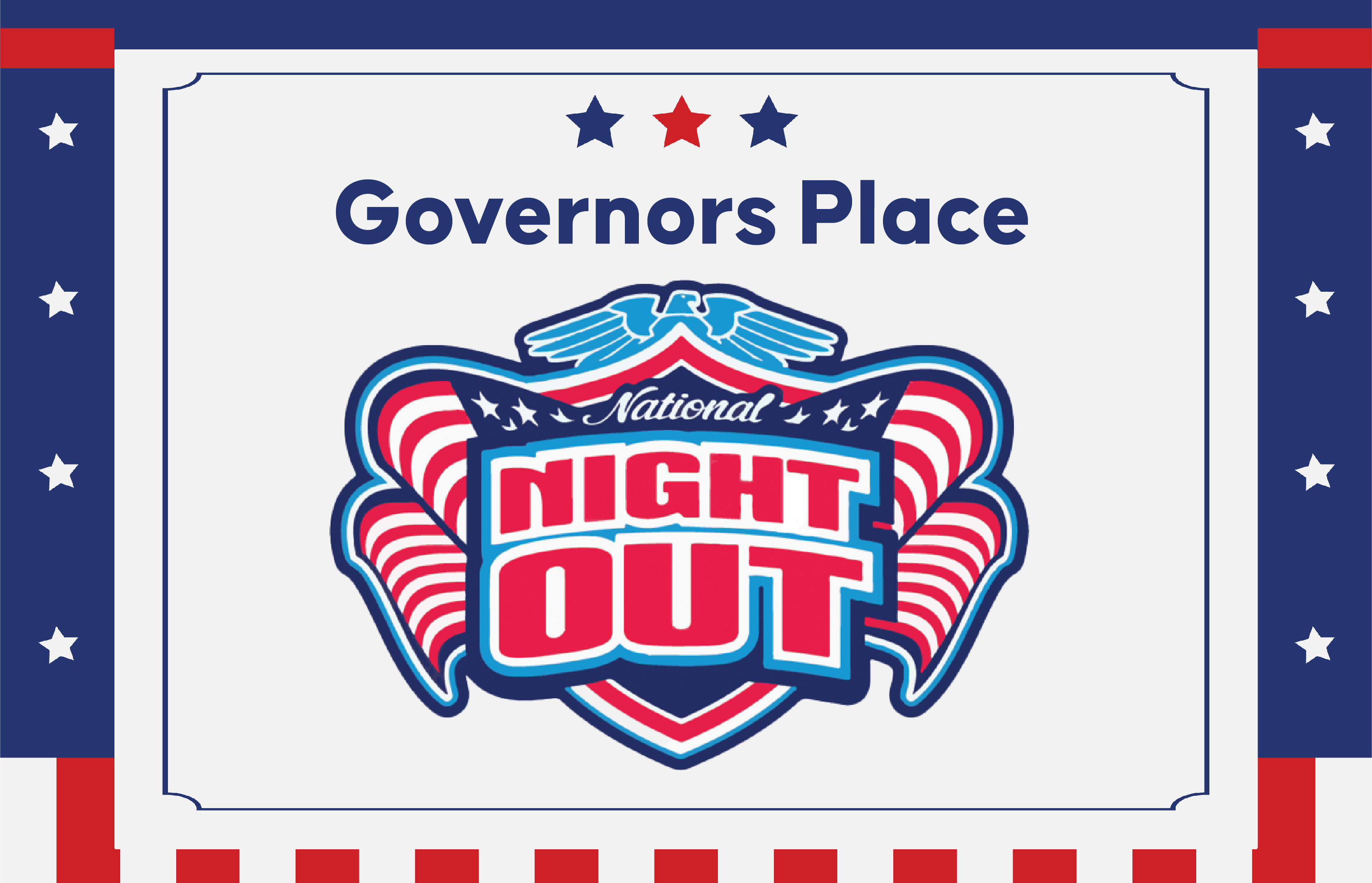 Join Us for Neighborhood Night Out in Governors Place on Oct. 3