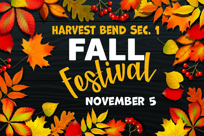 Harvest Bend Fall Festival - November 5th