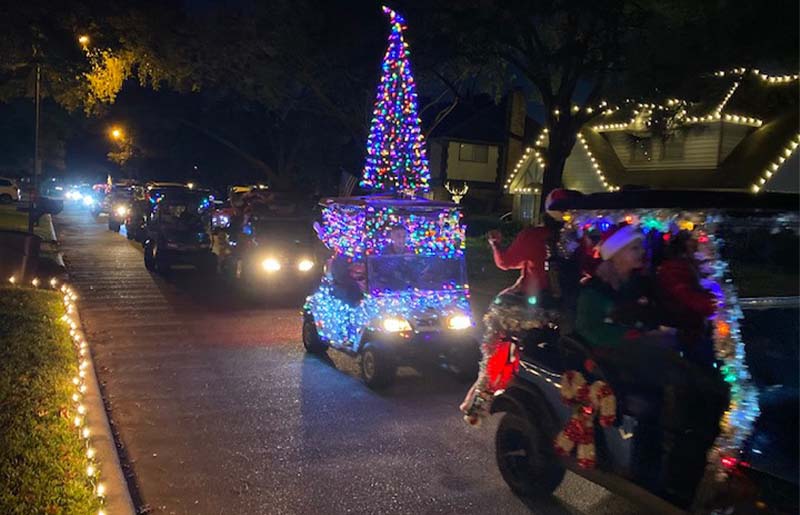 REMINDER: Christmas Golf Cart Parade Returns to Hearthstone December 18