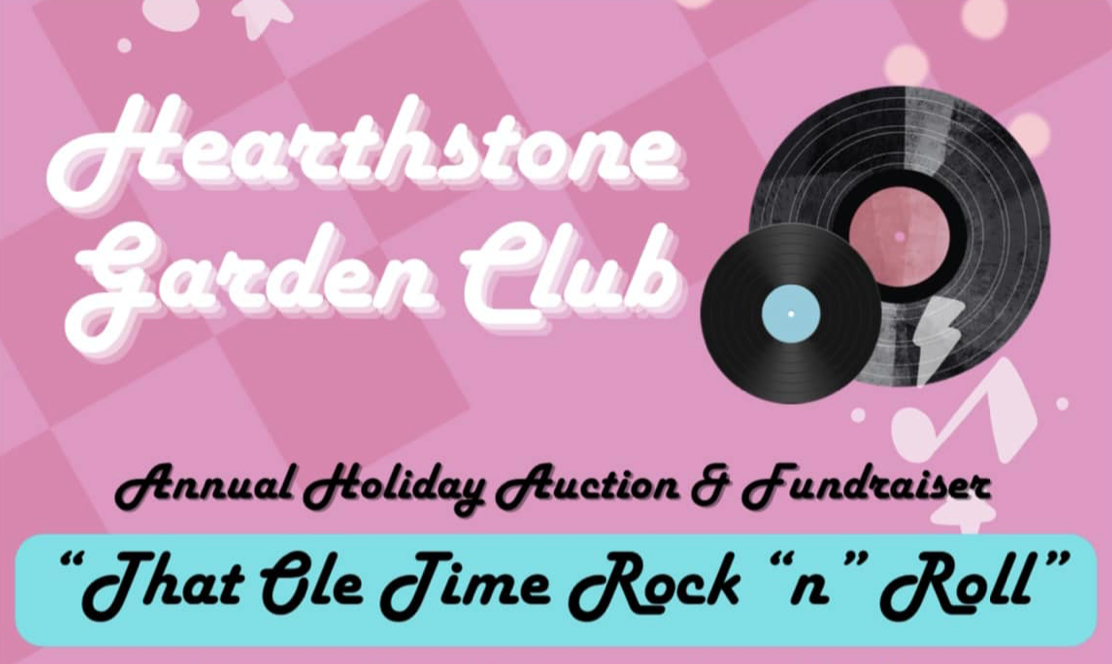 Get Ready to Rock at the Hearthstone Garden Club's Annual Holiday Auction & Fundraiser