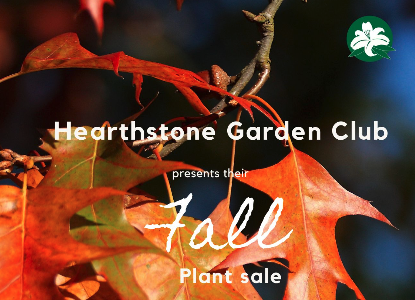 Hearthstone Garden Club Fall Plant Sale Set for November 11