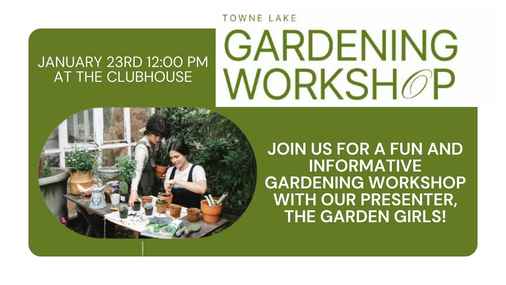 Garden Girls to Host Gardening Workshop