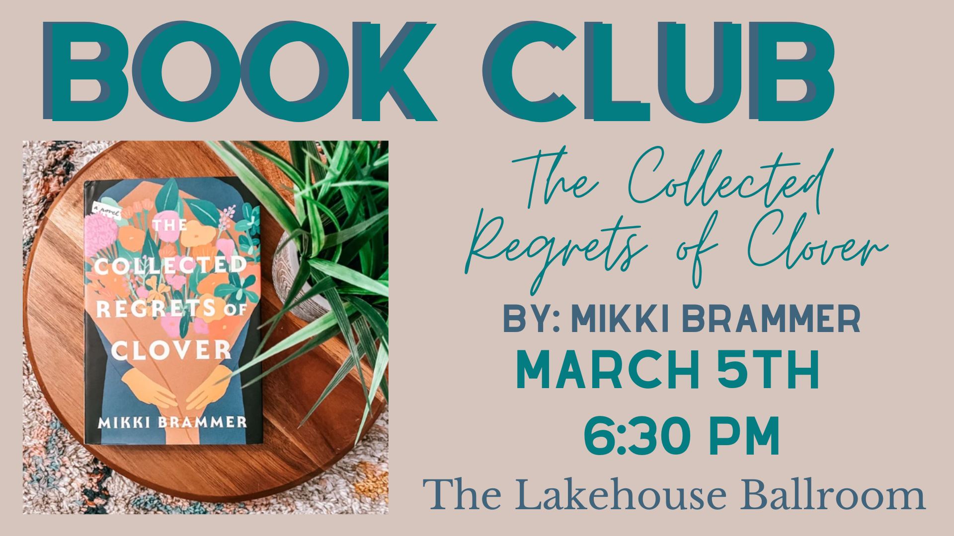 Towne Lake Book Club Set for March 5