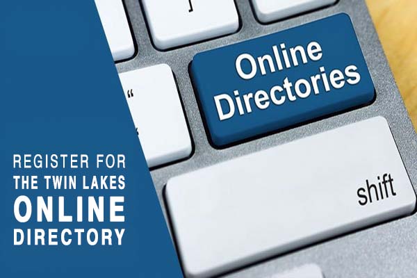 Register for the Twin Lakes Online Directory