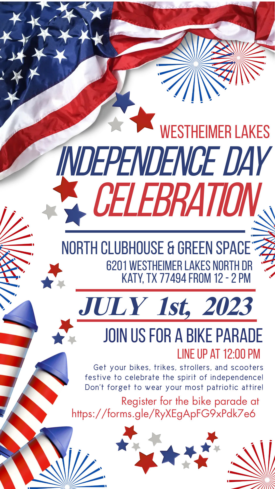 Westheimer Lakes Independence Day Celebration