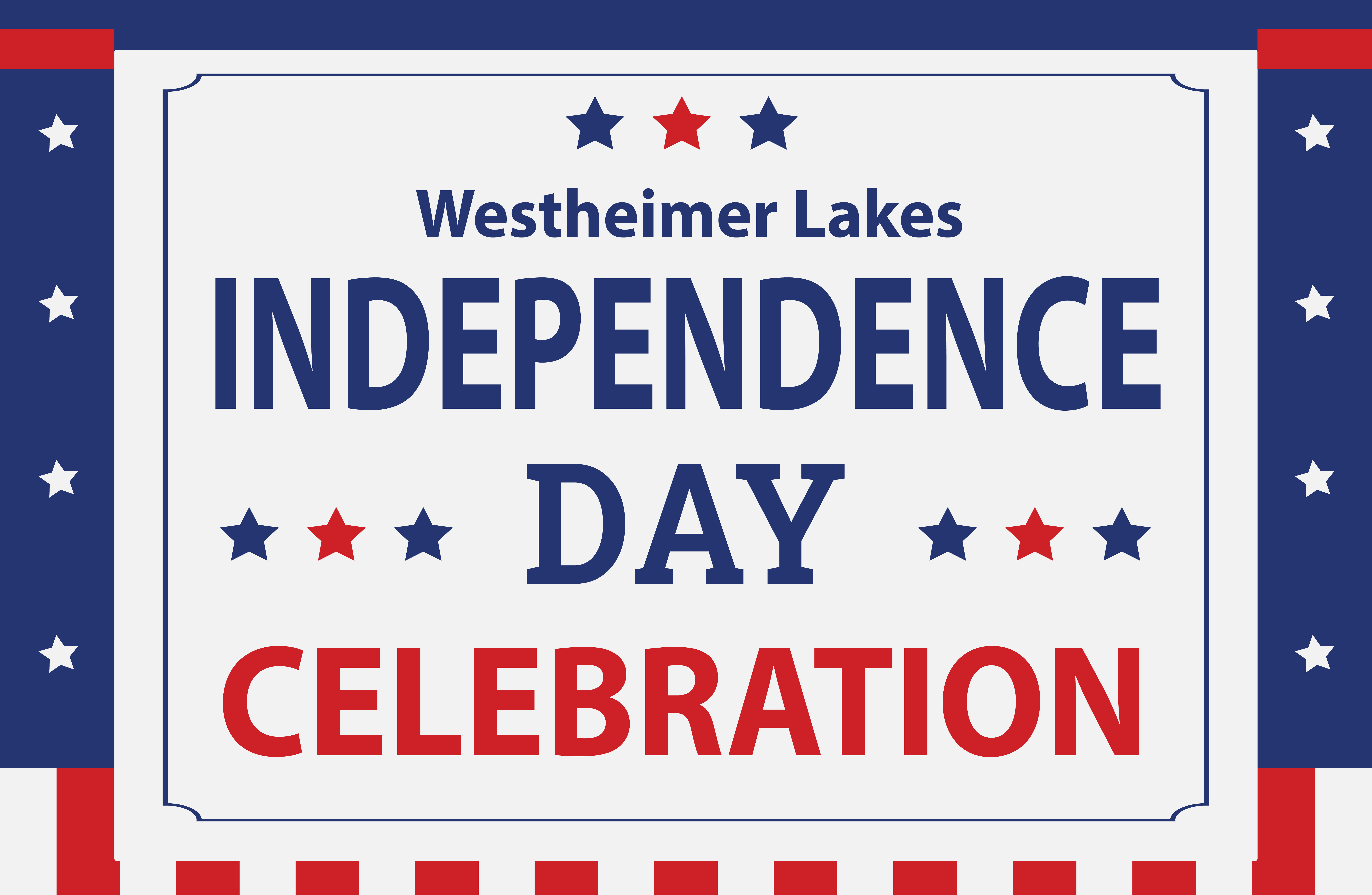 Westheimer Lakes Independence Day Celebration - July 1st